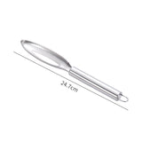 Perie de Curatare Solzi Peste, Flippy, din Otel Inoxidabil, 24 x 3 cm, Gri