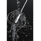 Mixer Manual, Vivimall, pentru Oua Smantana Frisca Aluat, Maner Otel Inoxidabil, Usor de Utilizat si Depozitat, 33 x 7 cm Argintiu - vivimall.ro