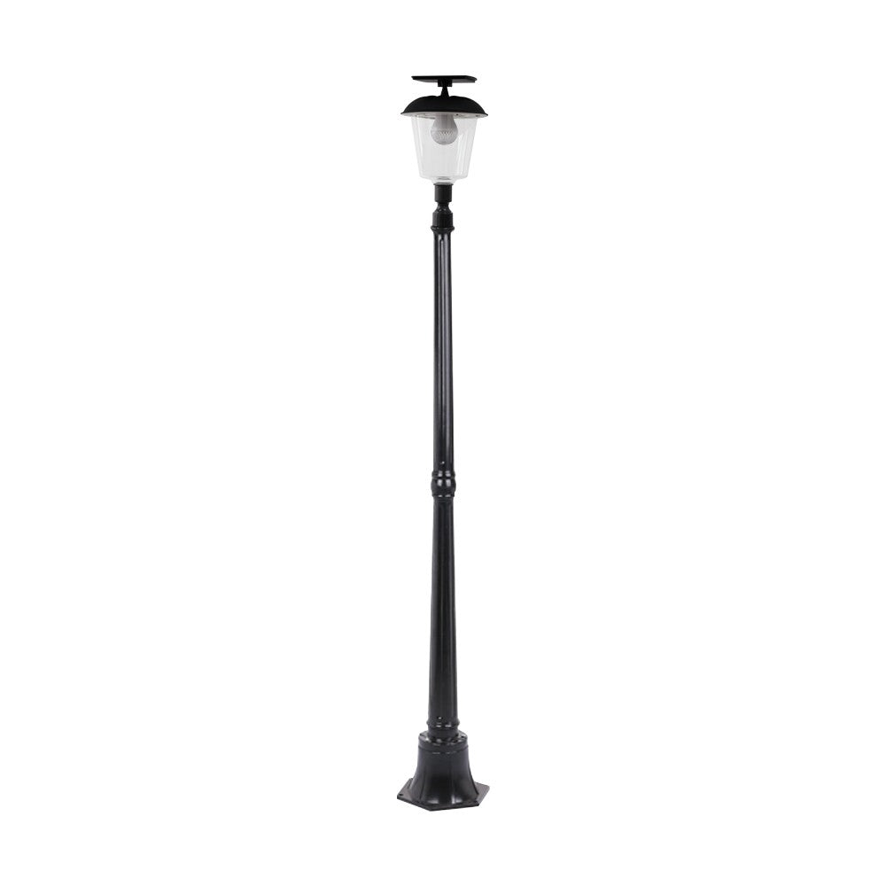 Lampa solara de tip stalp pentru gradina, Vivimall, Alb Cald