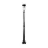 Lampa solara de tip stalp pentru gradina, Vivimall, Alb Cald