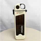 Sticla De Apa Pentru Sport, 350 Ml, Cu Pai Si Capac, 23X7X4.4 Cm, Buton De Blocare, Din Pc - vivimall.ro