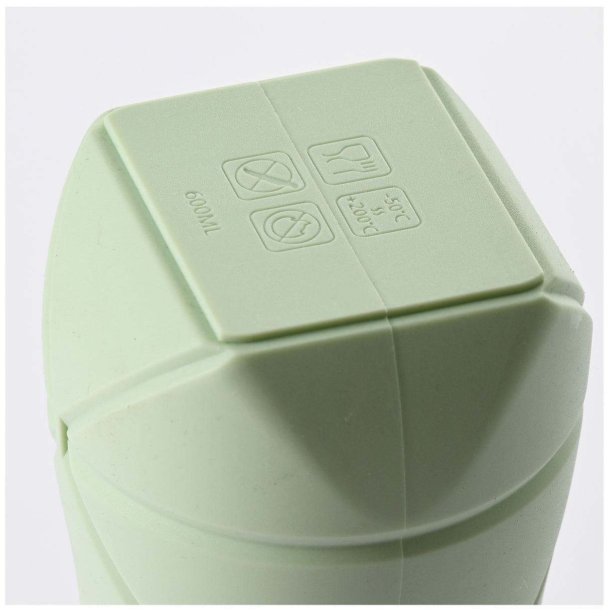 Sticla apa pliabila silicon verde | FlexSip - vivimall.ro
