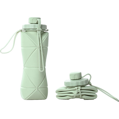 Sticla apa pliabila silicon verde | FlexSip - vivimall.ro