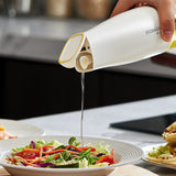 Sticla de Ulei Automata, Vivimall, Sticla pentru Lichide de Bucatarie, 23.7 x 7.25 cm, Volum 550 ml, Alba - vivimall.ro