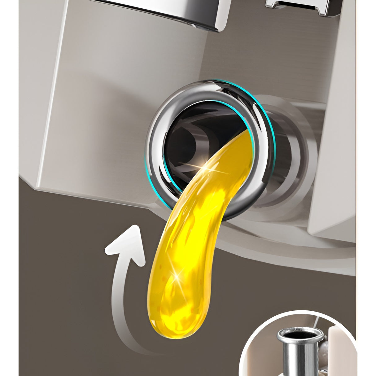 Dispenser Pentru Ulei, Deschidere Si Inchidere Automata A Rezervorul, Cu Inductie Gravitationala, 550 Ml, 12X7.6X20.5 Cm - vivimall.ro