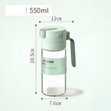 Dispenser Pentru Ulei, Deschidere Si Inchidere Automata A Rezervorul, Cu Inductie Gravitationala, 550 Ml, 12X7.6X20.5 Cm - vivimall.ro