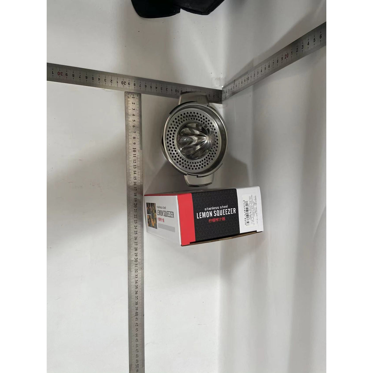 Storcator de Citrice Manual, Vivimall, Rezistent, Usor de Folosit si Depozitat, Durabil, Calitativ, 16 x 7 x 13 cm, Inox, Argintiu - vivimall.ro