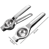 Storcator de Citrice Manual, Vivimall, Storcator de Fructe Moi, Rezistent, Usor de Folosit si Depozitat, Durabil, Calitativ, 20.5 x 7cm, Inox, Argintiu - vivimall.ro