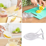 Storcator de Citrice Manual, Vivimall, Rezistente, Usor de Folosit si Depozitat, Durabil, Calitativ, 12x5.2 cm, Model Peste, Transparent - vivimall.ro