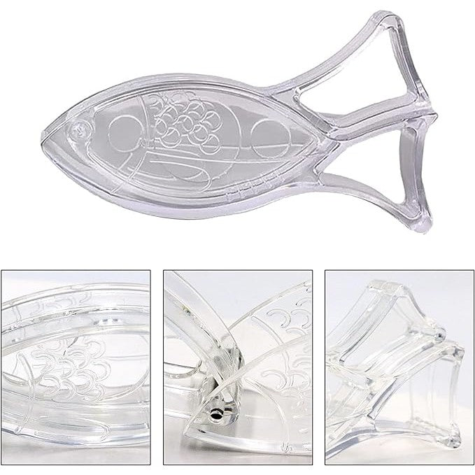 Storcator De Citrice Manual, Rezistente, Usor De Folosit Si Depozitat, Durabil, Calitativ, 12X5.2 Cm, Model Peste, Transparent - vivimall.ro