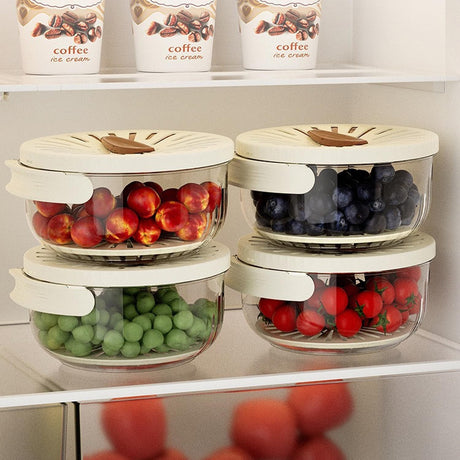 Cutie scurgere alimente cu capac | CleanHold - vivimall.ro