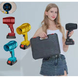 Suflanta De Aer Multifunctionala Portabila, Incarcare Auto, Pentru Gratar, Masina, Indepartare Frunze Si Praf, 1500 Mah, Viteta De Rotatie 25000 Rpm, 2 Baterii De Li Si Incarcator - vivimall.ro
