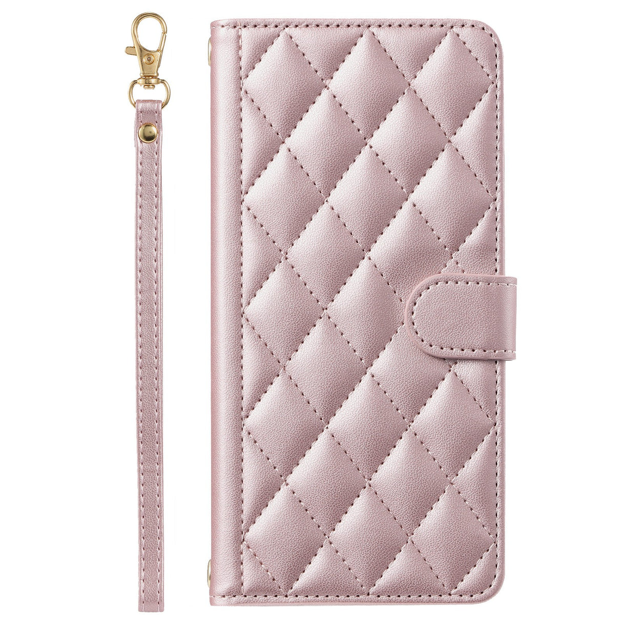 Husa de Protectie Tip Carte, Vivimall, pentru Apple iPhone 15 Pro, Model cu Suport si Capsa, Antisoc, Rezistenta la Impact, Protectie Camera, Roz - vivimall.ro
