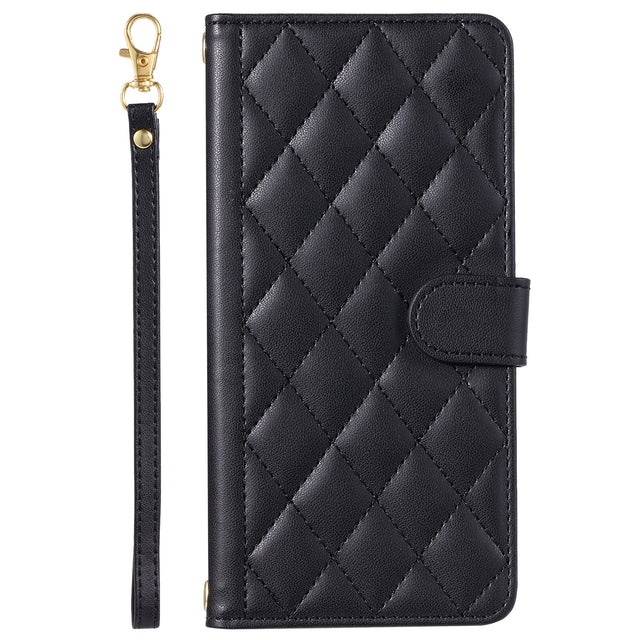 Husa de Protectie Tip Carte, Vivimall, pentru Apple iPhone 15 Pro, Model cu Suport si Capsa, Antisoc, Rezistenta la Impact, Protectie Camera, Negru - vivimall.ro