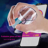 Folie Sticla Securizata, Vivimall, compatibila cu Apple iPhone 16 Pro, Sticla ESD, Super HD Glass, Anti-static, Margini Negre, 360 OG, Transparent - vivimall.ro