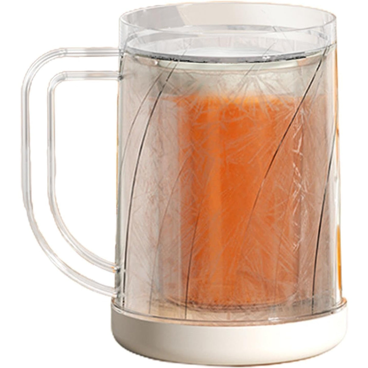 Cana Frigorifica cu Gheata, Vivimall, 14.2 x 10.4 x 14.7 cm, Plastic, 800 ml, Transparent - vivimall.ro