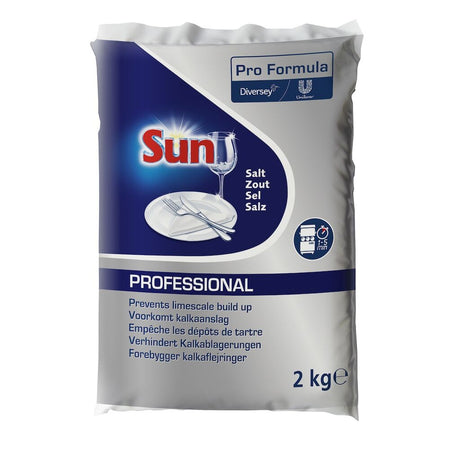 SUN Professional Dishwasher Salt, Sare pentru Masina de Spalat Vase, 2 kg - vivimall.ro