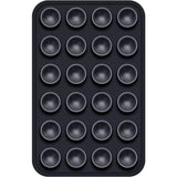Suport Adeziv Universal, Flippy, pentru Telefon/Tableta, cu 24 Ventuze, potrivit pentru Tik-Tok/Selfie/Vizionare Video, din Silicon, 8 x 5.5 x 1 cm, Negru - vivimall.ro