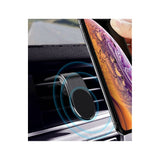 Suport auto Vivimall, cu magneti puternici neodim, pentru telefon, tableta, gps, cu prindere pe grila de ventilatie, Negru - vivimall.ro