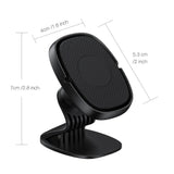 Suport Auto Magnetic 360 Grade Cu Adeziv, 53 Mm, Holder Js - 668, Compatibil Cu Dispozitive Intre 4" - 7", Ajustabil, 6 Magneti Neodymiumâ  Incorporati