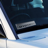 Suport Auto Numar Telefon Parcare, Flippy, Design Metalic cu Capac, Afisaj Ascuns Rabatabil, Cifre Magnetice Fluorescente, 11.8 x 3 x 1 cm, Argintiu 