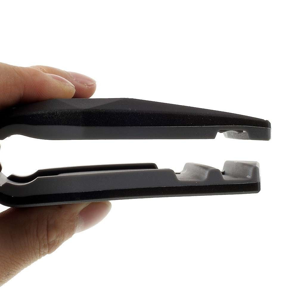 Suport auto pentru telefon A12 Alligator Clip Flippy, Negru - vivimall.ro
