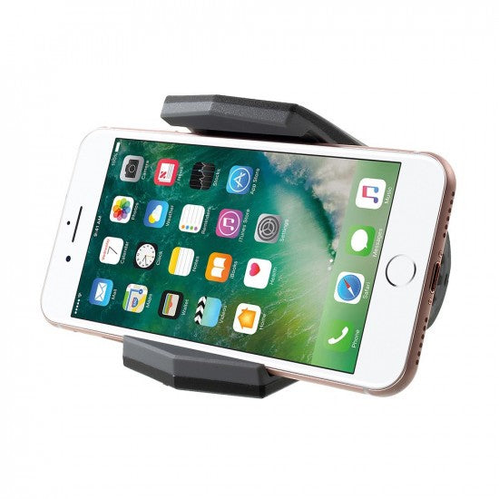 Suport auto pentru telefon A12 Alligator Clip Flippy, Negru - vivimall.ro