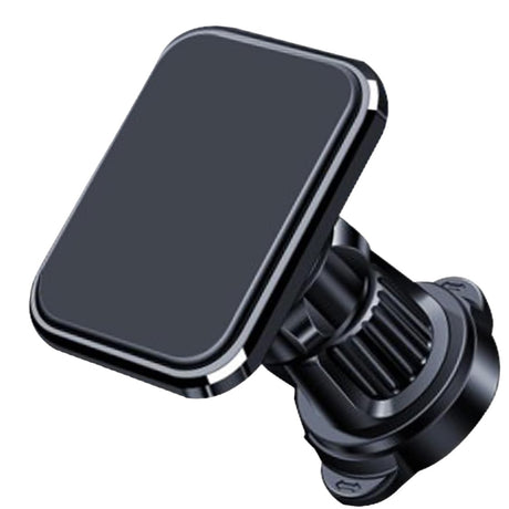 Suport Auto pentru Telefon, Vivimall, MagSafe, cu Magnet, Prindere Grila de Ventilatie, Detalii Fine, Rotativ 360 de Grade, Plastic Magnet Silicon, 5.1x3.9 cm, Negru - vivimall.ro