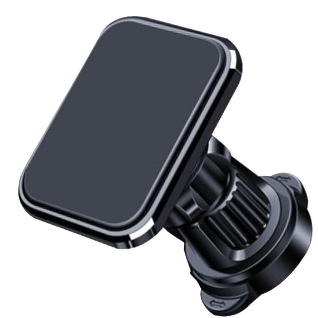 Suport Auto pentru Telefon, Vivimall, MagSafe, cu Magnet, Prindere Grila de Ventilatie, Detalii Fine, Rotativ 360 de Grade, Plastic Magnet Silicon, 5.1x3.9 cm, Negru - vivimall.ro