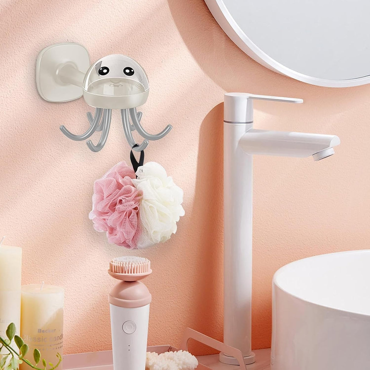 Cuier Caracatita Adeziv cu 6 Brate | WallGrip - vivimall.ro