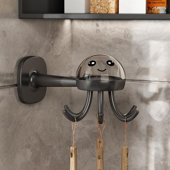 Cuier Caracatita Adeziv cu 6 Brate | WallGrip - vivimall.ro