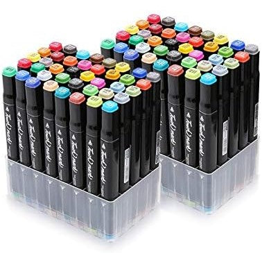 Suport De Depozitare, Vivimall, pentru Markere, Suport Pentru Stilouri, Cutie De Depozitare pentru Birou, Multi-Functionala, 80 Spatii, Alb/Negru - vivimall.ro