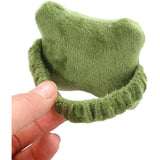 Suport de Mana, Flippy, Pernuta pentru Incheietura cu Banda Elastica, pentru Mouse, Moale, 7.5 x 7 cm, Verde Inchis