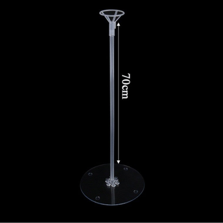 Suport de Masa pentru Baloane, Vivimall, Accesoriu Decorativ, din Plastic, 70 cm, Transparent - vivimall.ro