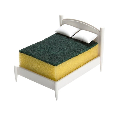 Suport de Scurgere, Vivimall, pentru Burete/Sarma, Model Pat, Alb - vivimall.ro