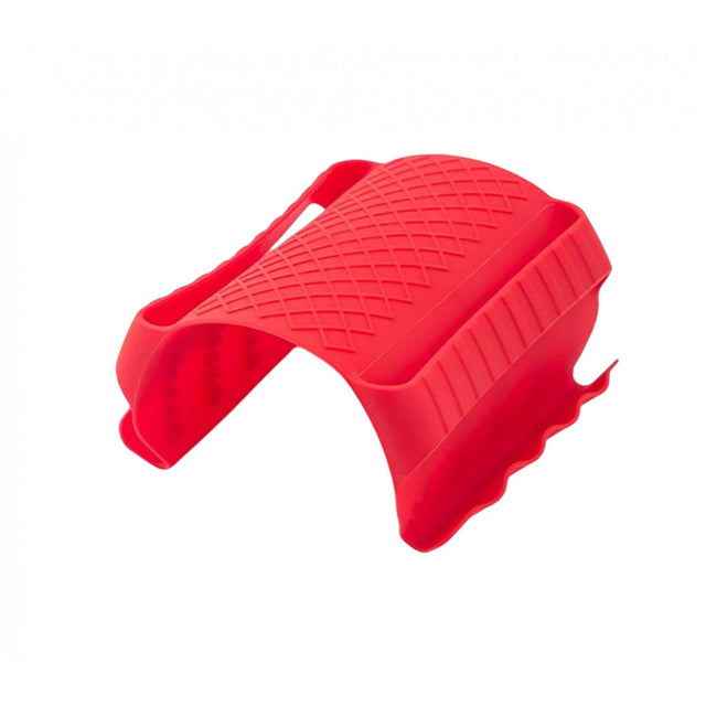 Suport de Silicon Multifunctional de Mana, Vivimall, pentru Cuptor, Alimente Fierbinti, Carne, Izolare Termica, Anti-alunecare, 18x12x1.5 cm, Rosu - vivimall.ro