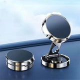 Suport De Telefon, Cu Adeziv, Din Abs Si Magnet, Pliabil, Diametru 4.4 Cm, Universal - vivimall.ro