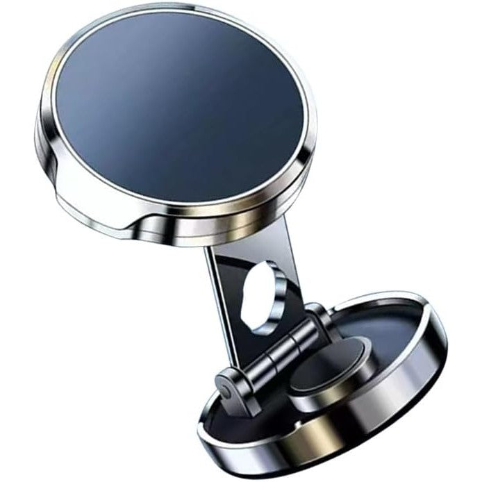 Suport De Telefon, Cu Adeziv, Din Abs Si Magnet, Pliabil, Diametru 4.4 Cm, Universal - vivimall.ro