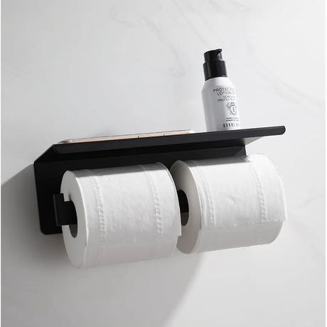 Suport Dublu Hartie Igienica Cu Suport Telefon/Parfum Gj603 - vivimall.ro
