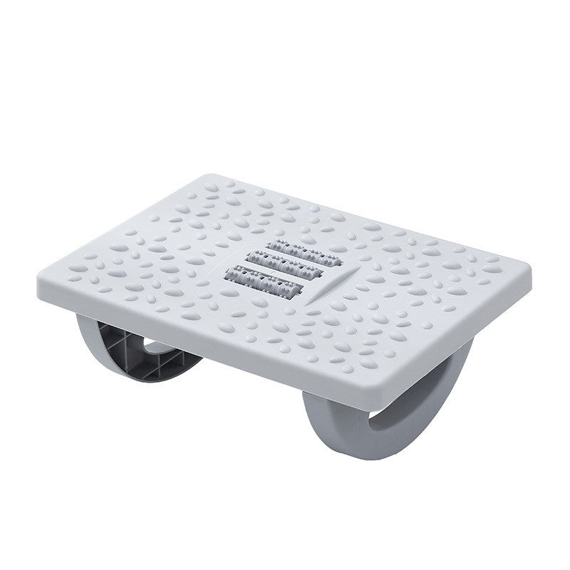 Suport Ergonimic Pentru Picioare, Plastic, Cu Role De Masaj Pentru Talpi, Pentru Birou, Usor De Transportat, Detasabil, 33.5X24X12 Cm - vivimall.ro