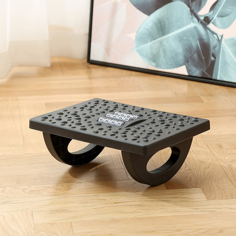 Suport Ergonimic Pentru Picioare, Plastic, Cu Role De Masaj Pentru Talpi, Pentru Birou, Usor De Transportat, Detasabil, 33.5X24X12 Cm - vivimall.ro