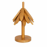 Suport Termic pentru Vase Fierbinti, Flippy, Bambus, Izolatie Termica, Rezistenta la Temperatura Inalta, 21 x 9,50 cm, Maro Deschis - vivimall.ro