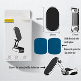 Suport auto magnetic multifuncțional Vivimall, Universal, compatibil cu toate dimensiunile de telefon, negru - vivimall.ro