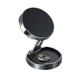 Suport De Telefon, Cu Adeziv, Din Abs Si Magnet, Pliabil, Diametru 4.4 Cm, Universal - vivimall.ro
