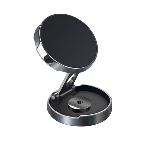 Suport De Telefon, Cu Adeziv, Din Abs Si Magnet, Pliabil, Diametru 4.4 Cm, Universal - vivimall.ro
