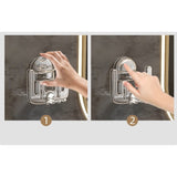 Suport Multifunctional Dublu, Pahar Si Suport Pentru Periuta De Dinti, Plastic, 11 Cm X 11.5 Cm - vivimall.ro