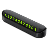 Suport numar telefon Vivimall, afisaj parcare numar telefon/parcare temporara, Negru - vivimall.ro