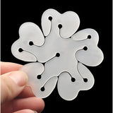 Suport pentru Baloane, Vivimall, Care Formeaza o Floare, cu Doua Straturi, pentru 11 Baloane, 8x8cm, 4.6g - vivimall.ro