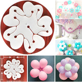 Suport pentru Baloane, Vivimall, Care Formeaza o Floare, cu Doua Straturi, pentru 11 Baloane, 8x8cm, 4.6g - vivimall.ro