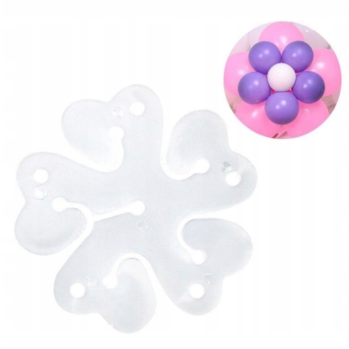 Suport pentru Baloane, Vivimall, care Formeaza o Floare, cu Un Singur Strat, pentru 6 Baloane, 6x6cm, 2.7g - vivimall.ro